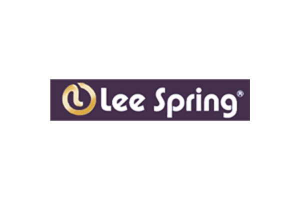 Lee Spring brand emblem in purple